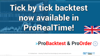 New tick by tick backtest engine in ProBacktest