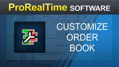 Order book customization – ProRealTime 10.3
