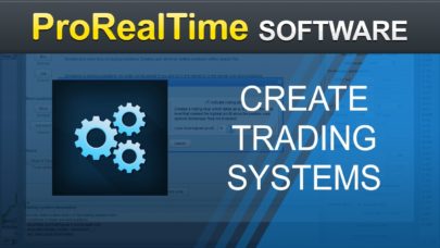 How to create a trading system without programming – ProRealTime 10.3